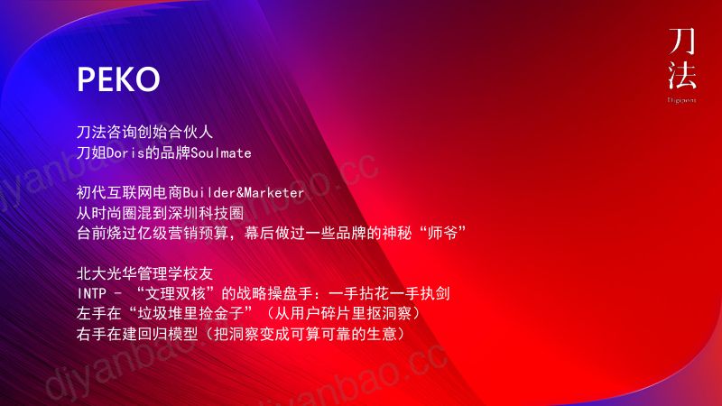 刀法峰会-刀法咨询-PEKO-人群标签失灵如何通过关键场景和人群重新理解用户 第2页
