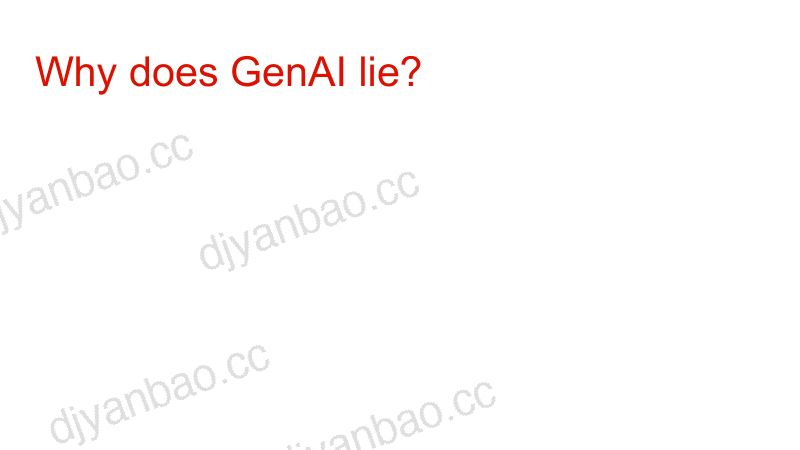 用例谎言该死的谎言和GenAI 第3页