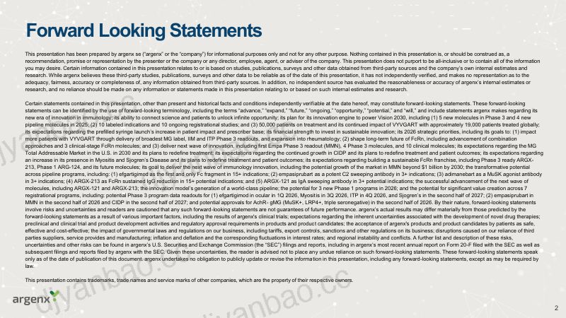 Argenx-2026_JPM_Conference_Slides_argenx 第2页