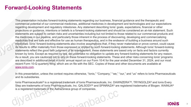 Ionis-2026_01_14_JPMorgan_Presentation 第2页