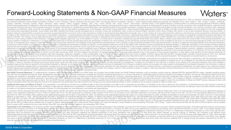 Waters_2026_JPM_Investor-Presentation 第2页