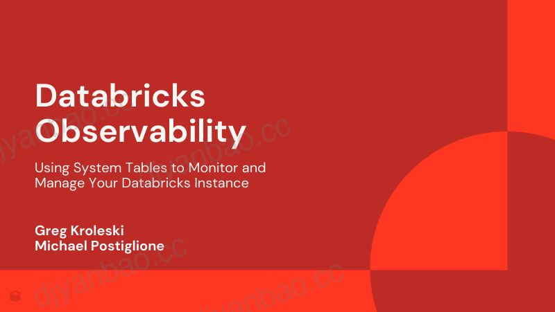 Databricks可观察性使用系统表监视和管理Databricks实例 第2页