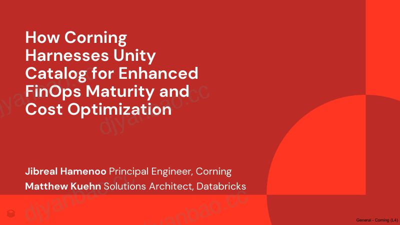 康宁如何利用UnityCatalog增强FinOps成熟度并优化成本 第2页
