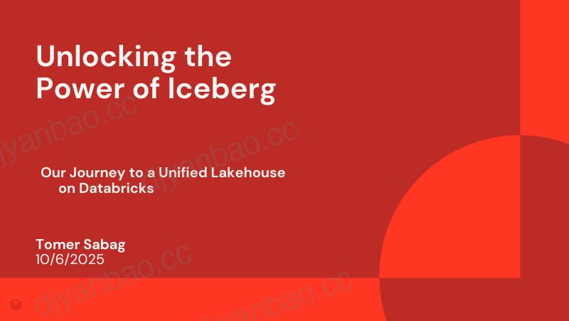 释放Iceberg的力量我们在Databricks上打造统一Lakehouse的旅程 第2页