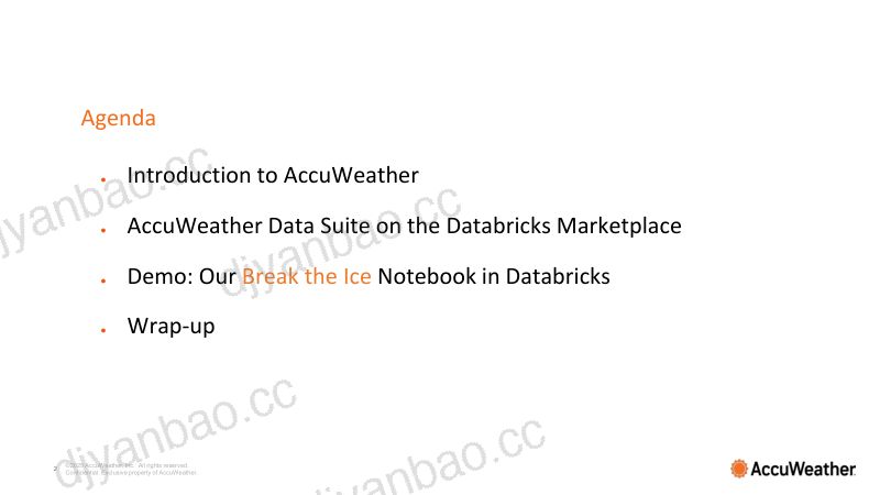 打破僵局Databricks中的AccuWeather数据套件指南 第2页