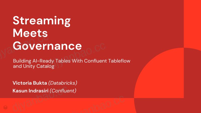 流式处理与治理的结合使用ConfluentTableflow和UnityCatalog构建AI就绪表 第2页