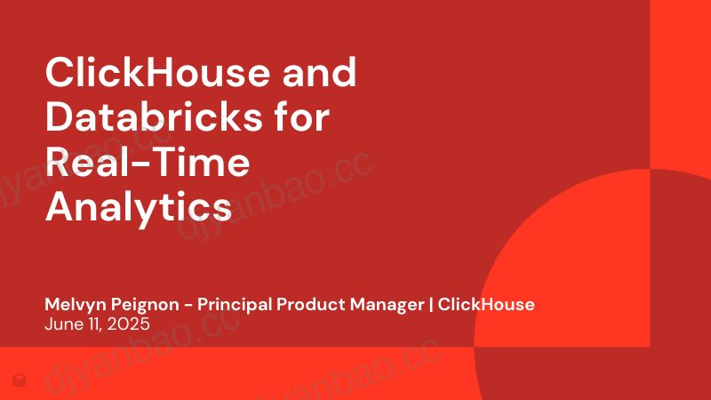 ClickHouse和Databricks用于实时分析 第2页