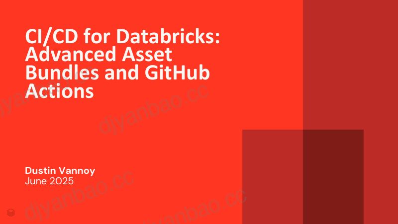 Databricks的CICD高级资产包和GitHub操作 第2页
