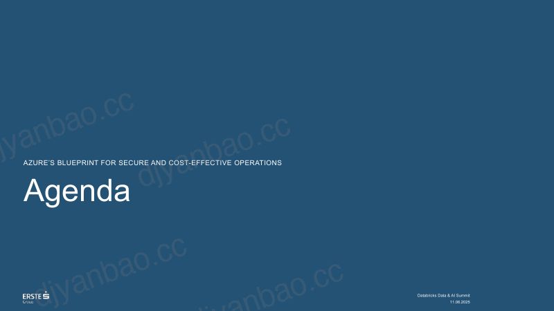 Databricks的实际应用Azure的安全且经济高效的运营蓝图 第3页