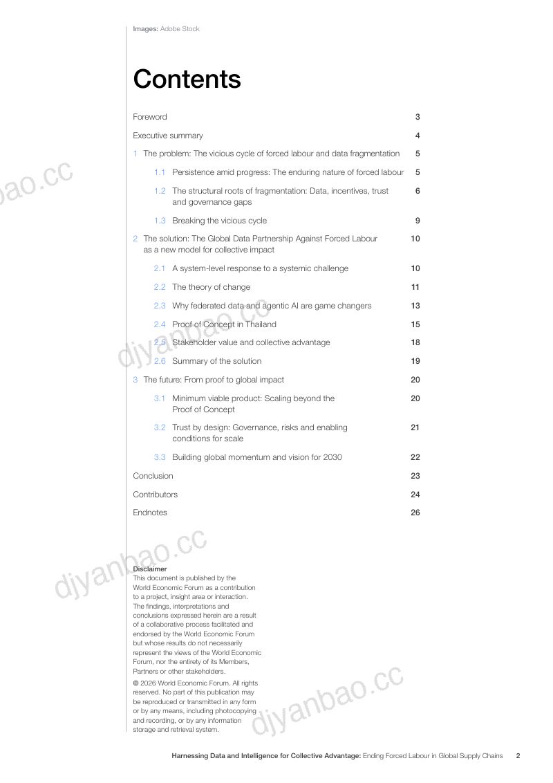世界经济论坛2026数据与智能赋能集体优势终结全球供应链中的强迫劳动白皮书英文版28页 第2页