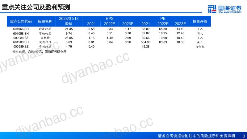 轮胎行业深度报告之六美国轮胎市场的空间有多大-23011665页 第3页