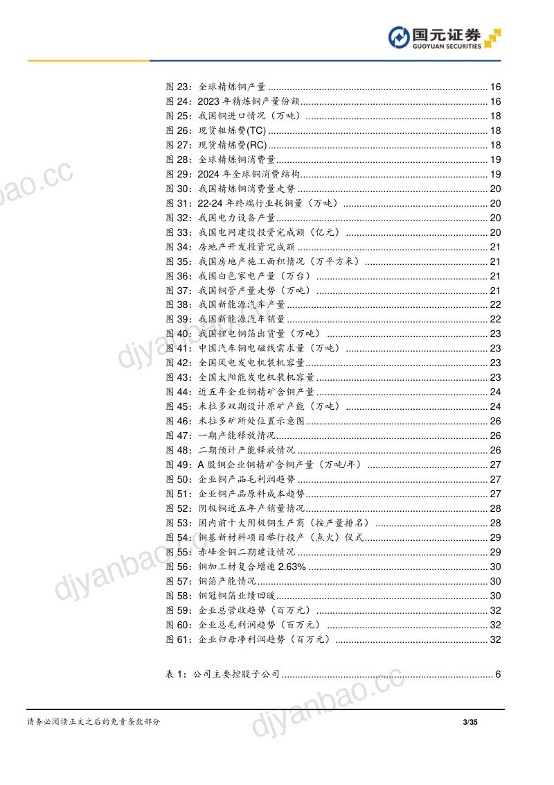 【国元证券】首次覆盖报告：铜资源紧缺度上升，米拉多二期指引增长 第3页