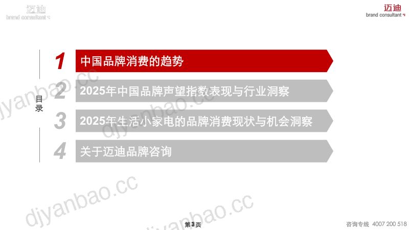 迈迪2025年中国家庭品牌消费趋势报告-生活小家电篇53页 第3页