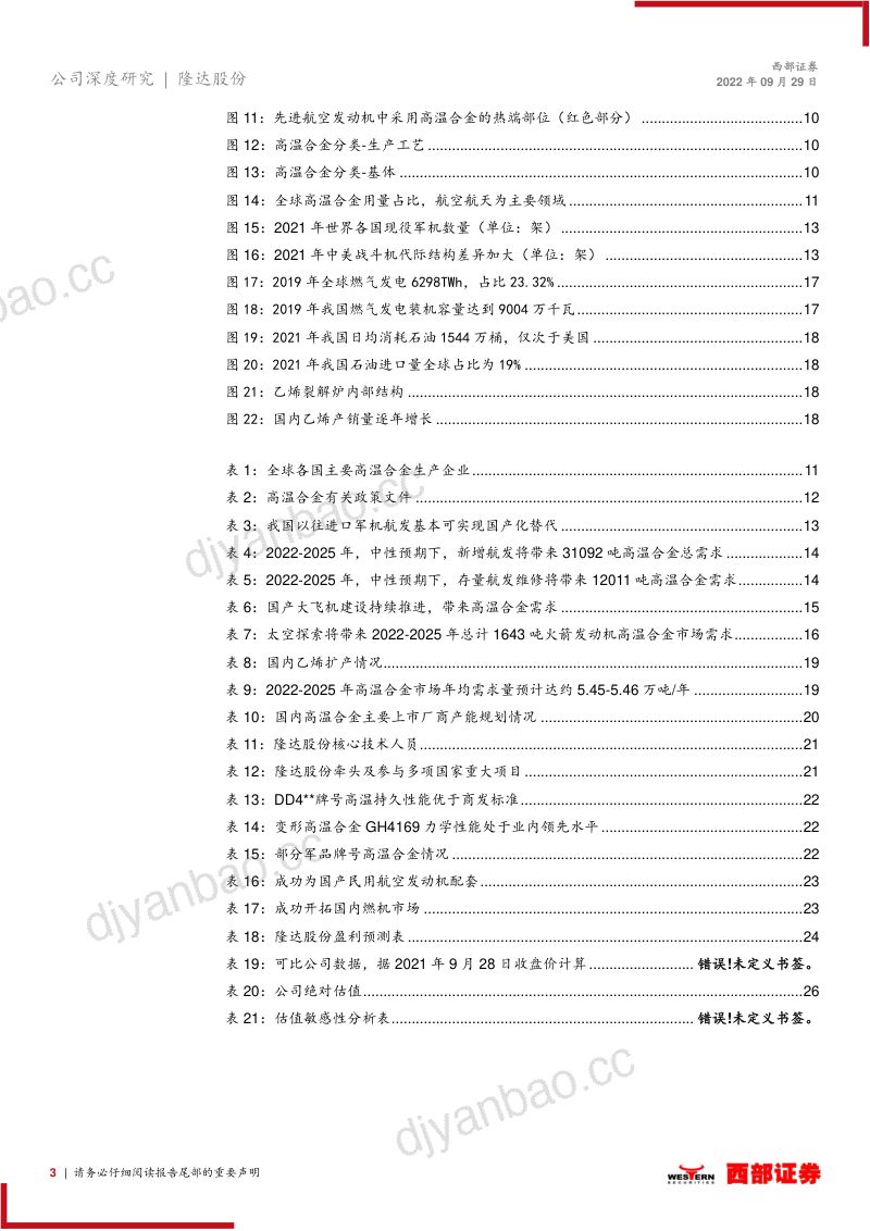 隆达股份高温合金赛道新星产品性能优势突出-22092928页 第3页