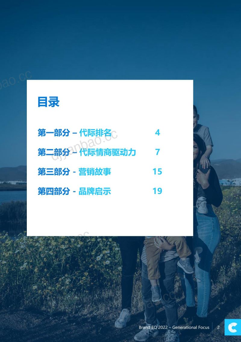 凯络2022品牌情商报告代际聚焦24页 第2页