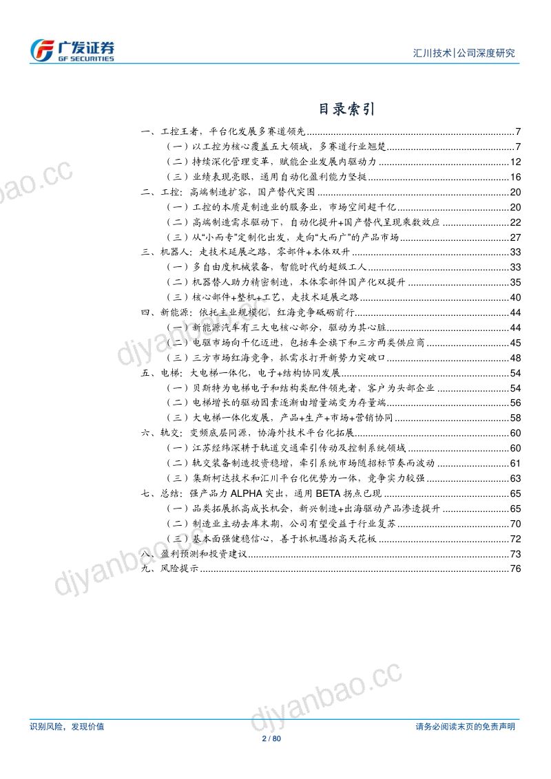 汇川技术-公司研究报告-工控王者御风而行平台化助力再腾飞-230404(80页) 第2页