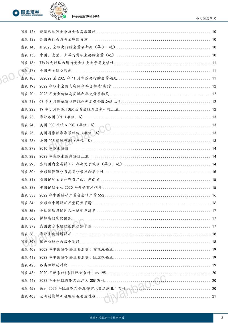 【国金证券】公司深度研究:金锑双轮,驱动成长 第3页
