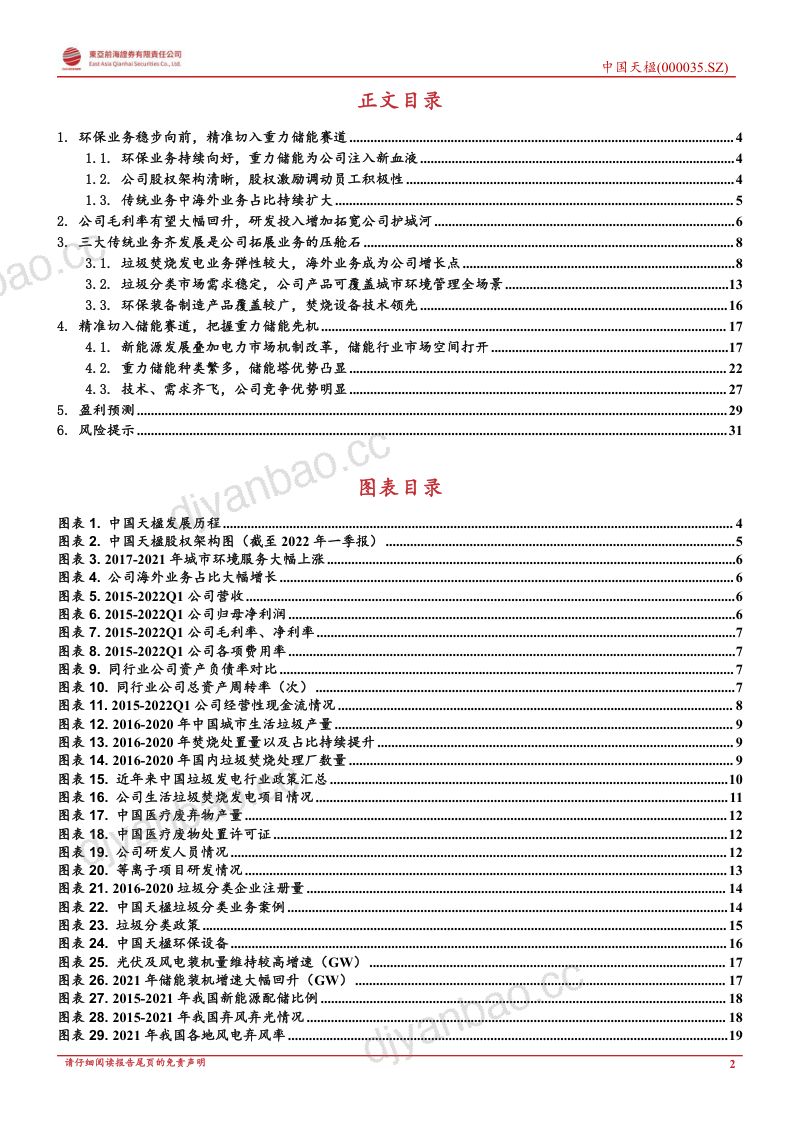 【东亚前海证券】首次覆盖报告:垃圾发电扬帆出海,重力储能静待花开 第2页