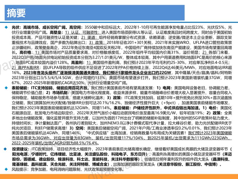 【东吴证券】美国光伏储能行业专题报告:高端市场危中寻机,乘时乘势需求共振 第2页