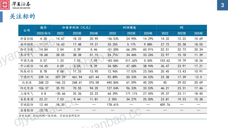 【华安证券】电力设备行业深度报告：长时储能千帆竞，借海扬帆奋者先 第3页