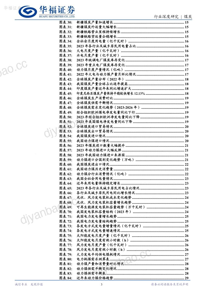 3-【华福证券】煤炭行业深度报告系列(一):动力煤,2023年供需过剩逐步减轻,2024年供需或将回到紧平衡 第3页
