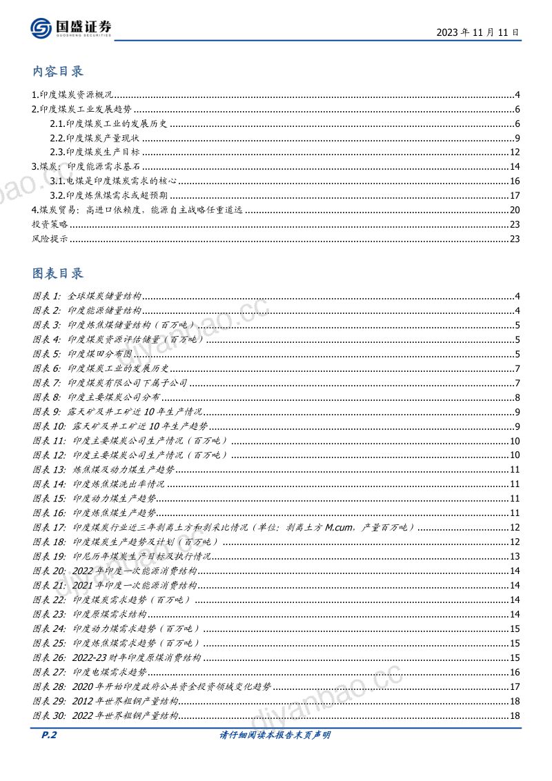 24-【国盛证券】印度：拉动全球煤炭需求的新引擎 第2页