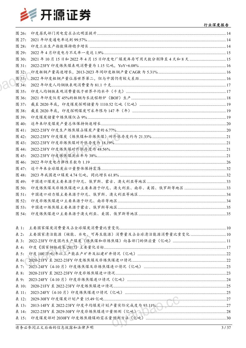 106-【开源证券】行业深度报告:海外煤系列一:印度,全球及中国煤炭格局的新变量 第3页
