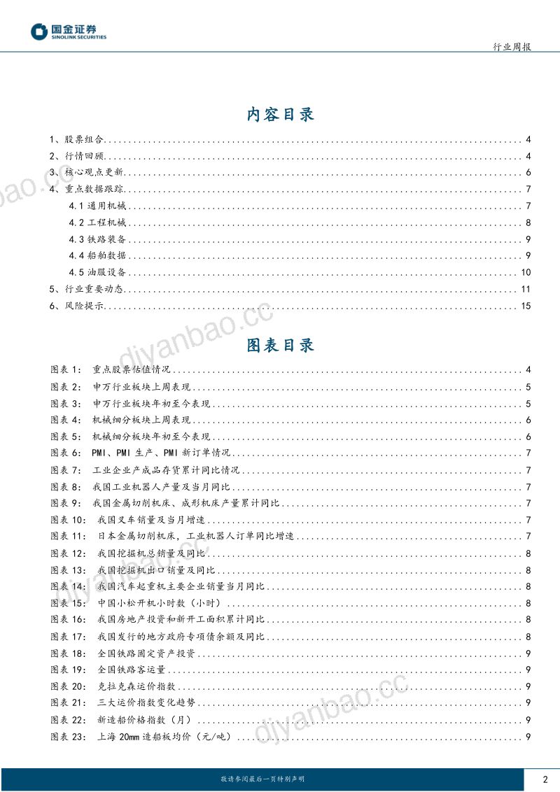 【国金证券】看好周期复苏，继续关注工程机械、矿山机械 第2页