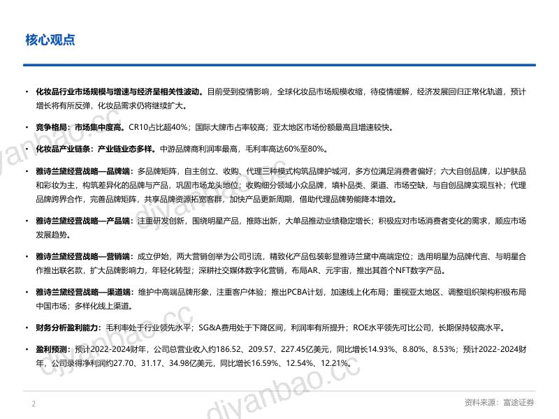 102-【富途证券】全球高端化妆品龙头,因地制宜、因时制宜布局新发展 第2页