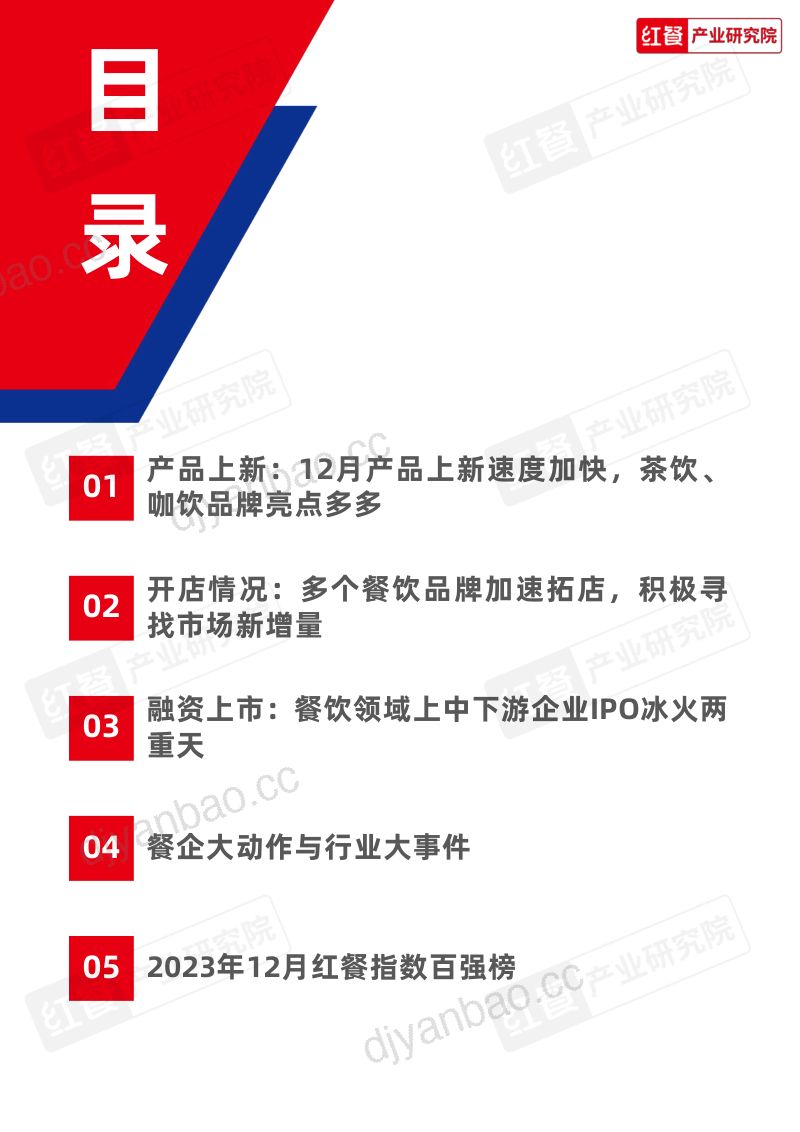 4-【红餐产业研究院】餐饮行业月度观察报告（2023年12月） 第2页