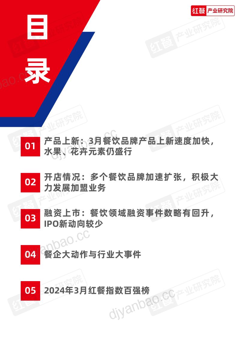 1-【红餐产业研究院】餐饮行业月度观察报告(2024年2月) 第2页