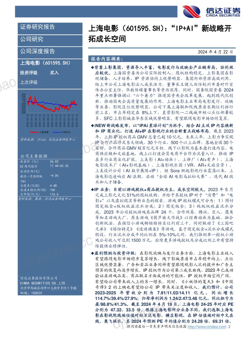【信达证券】“IP+AI”新战略开拓成长空间 第2页