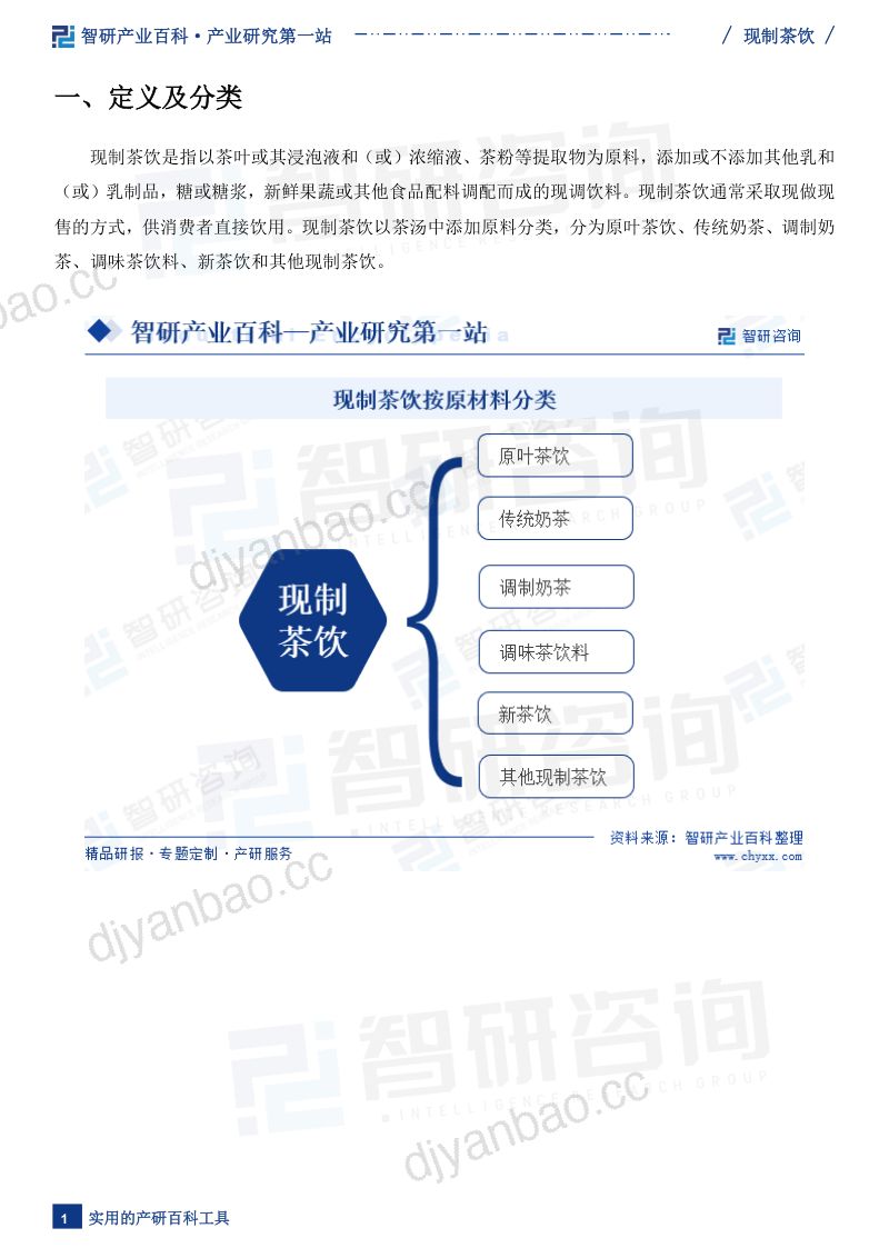 【智研咨询】现制茶饮产业百科(附行业现状、相关政策及发展驱动因素分析) 第3页