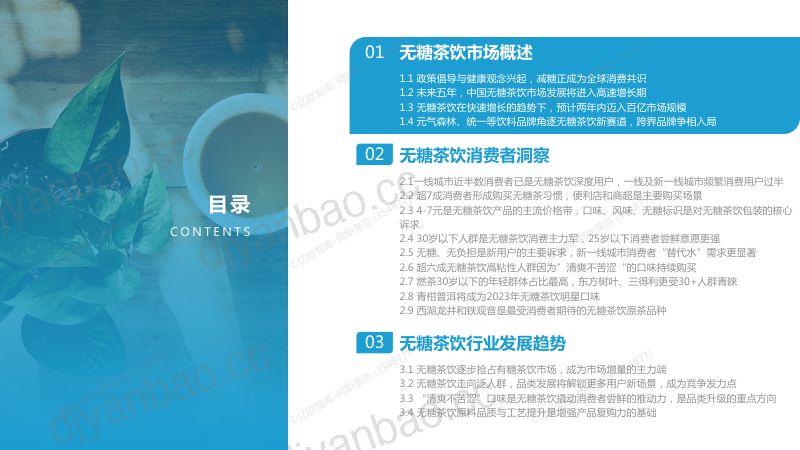 【其他方案】2023中国无糖茶饮行业白皮书 第3页