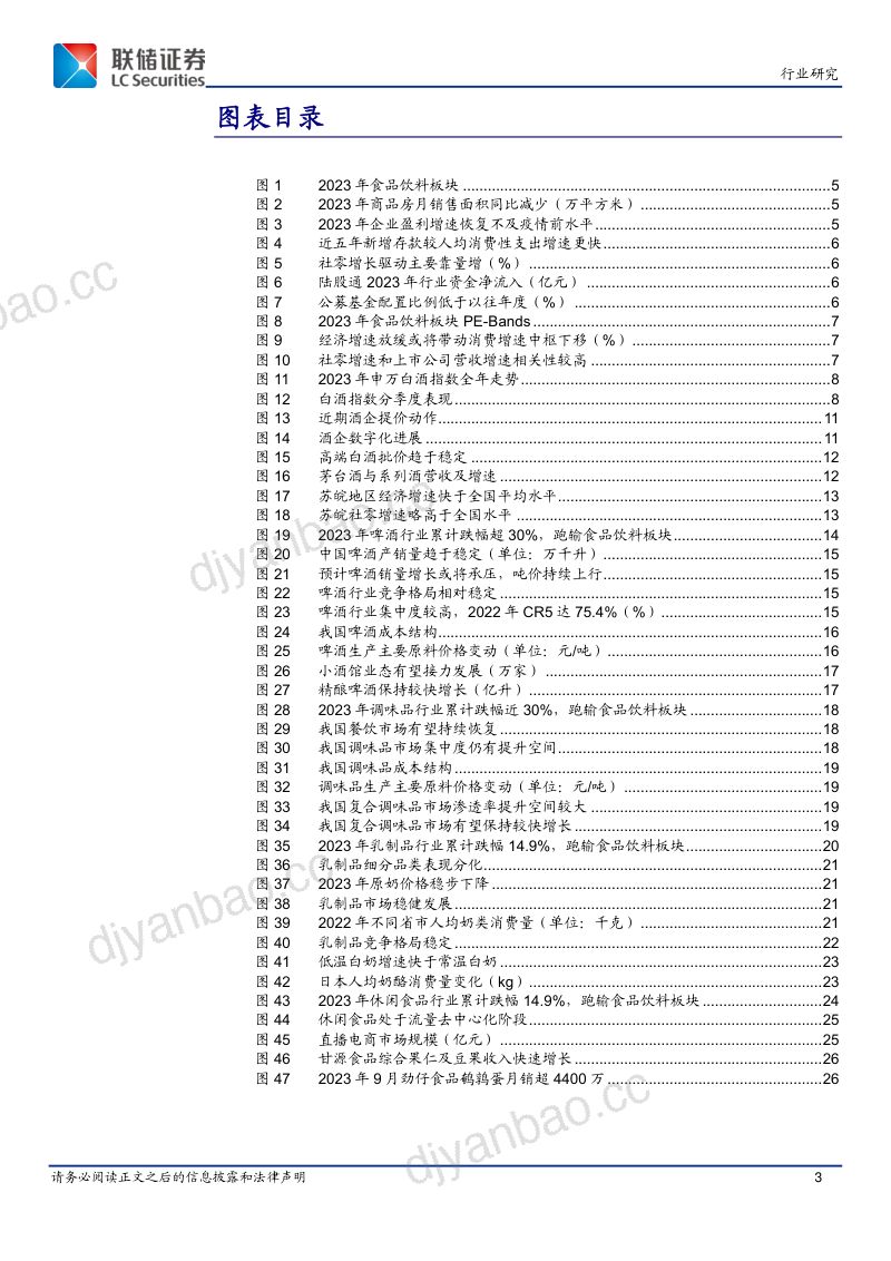 【联储证券】2024年食品饮料行业年度策略:尘埃落定,食饮机会几何? 第3页