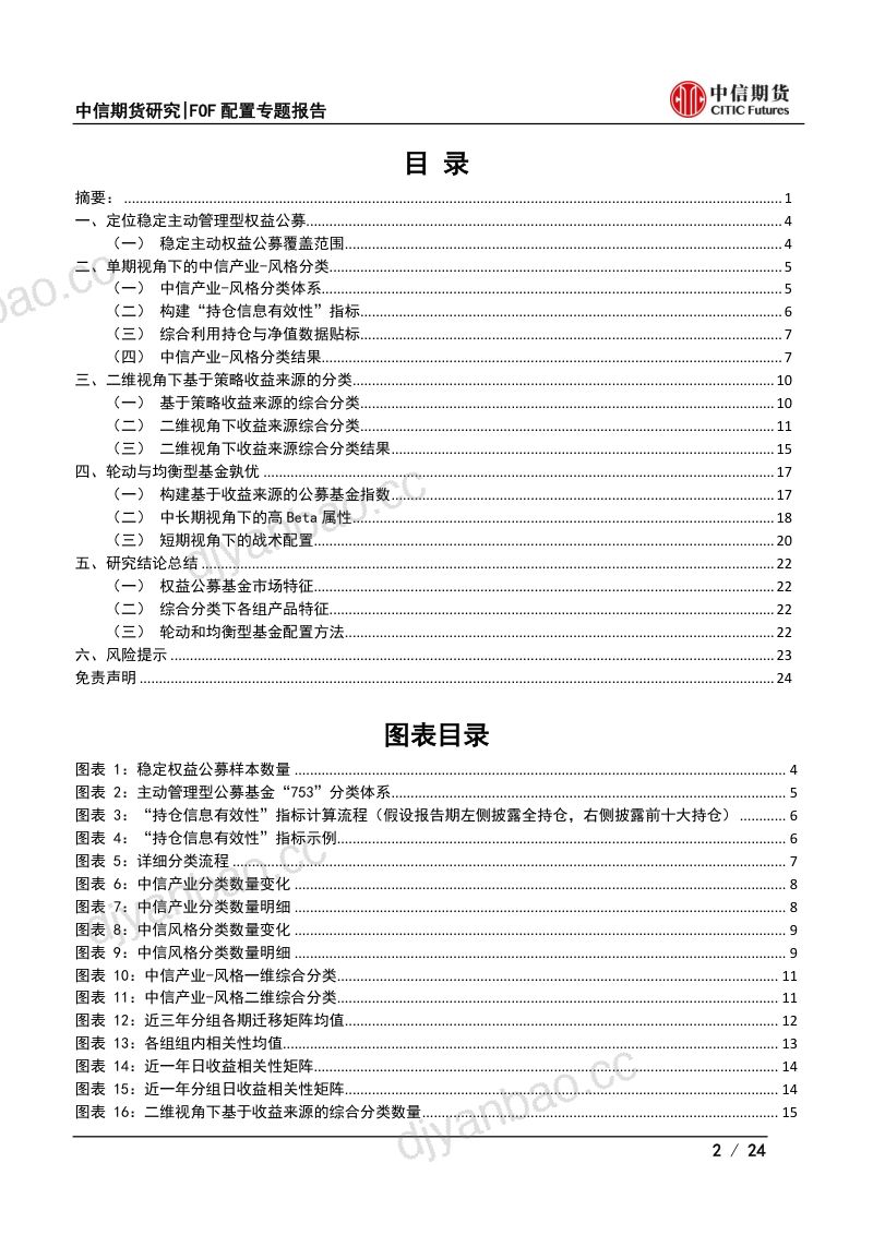 【中信期货】FOF配置公募基金研究系列专题报告之四:轮动与均衡型权益基金孰优? 第2页