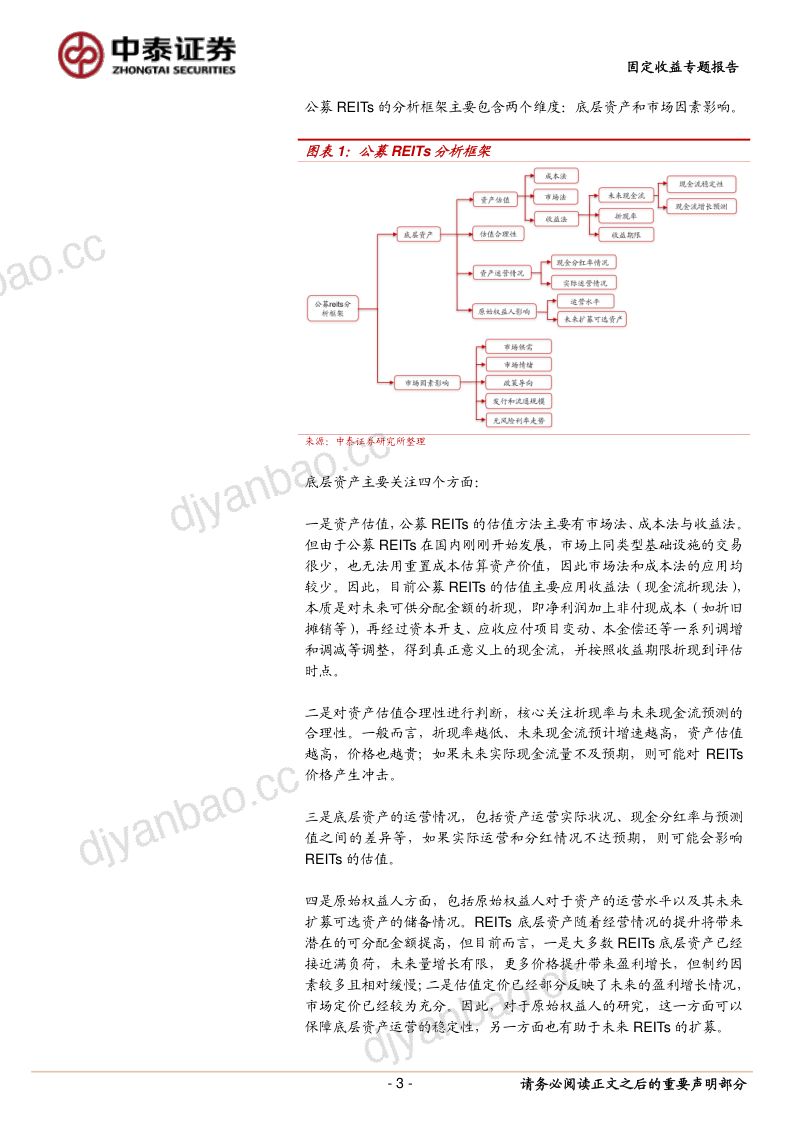 【中泰证券】REITs专题研究之三:公募REITs投资价值分析 第3页