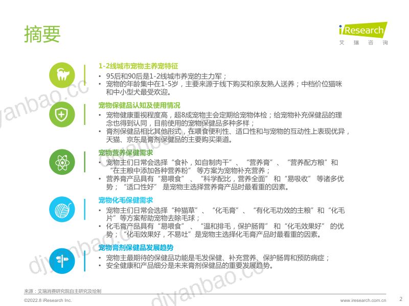 53-【艾瑞咨询】2022年宠物保健品消费态度洞察白皮书 第2页