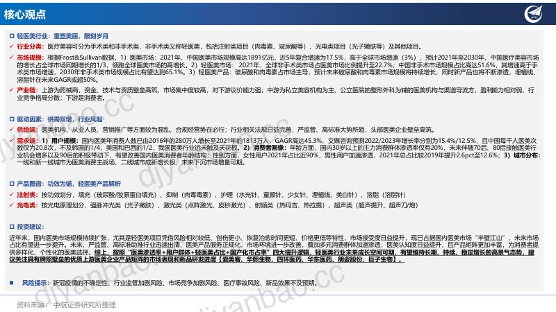 【中航证券】医美行业专题报告:全功效轻医美产品投资图鉴 第2页