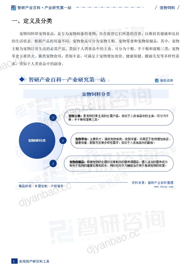 【智研咨询】产业百科——宠物饲料（附上下游产业链分析、发展环境及趋势预测）——智研咨询 第3页