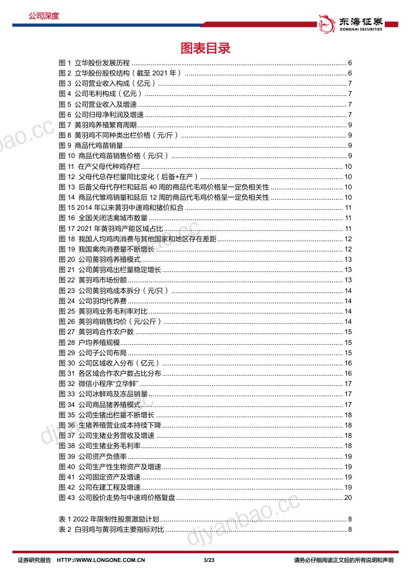 【东海证券】公司深度报告：黄羽鸡景气增长，生猪业绩显著改善 第3页