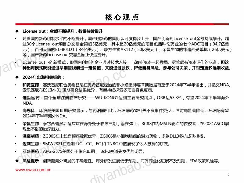 【西南证券】创新药出海专题：国际化渐入佳境，洞悉出海潜力管线 第3页