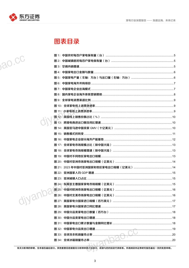 【东方证券】家电行业长期投资逻辑专题研究：加速出海，未来已来 第3页
