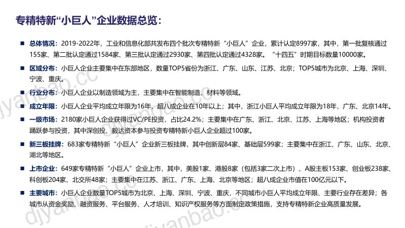 【创业邦】2022专精特新小巨人企业发展报告 第2页