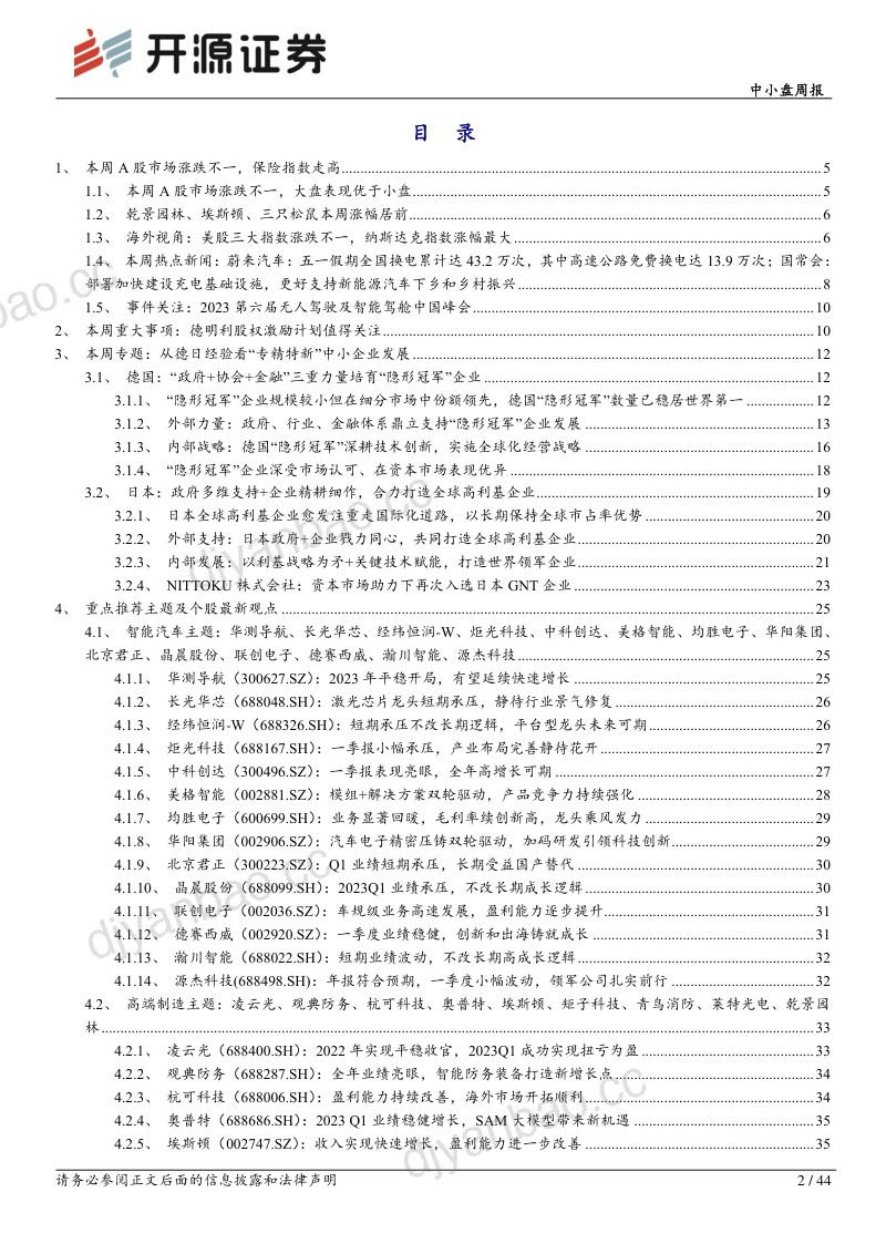 【开源证券】他山之石:从德日经验看“专精特新”中小企业发展 第2页