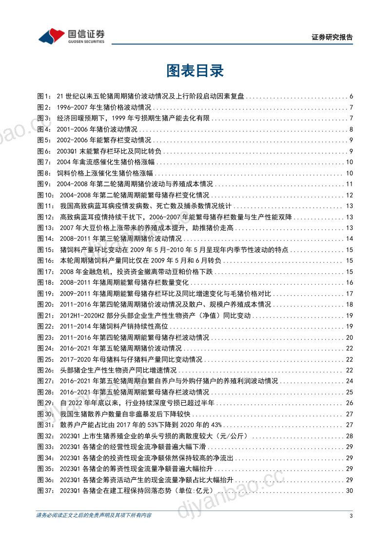 【国信证券】猪周期复盘与展望:行业底部明确,拥抱成长与价值 第3页