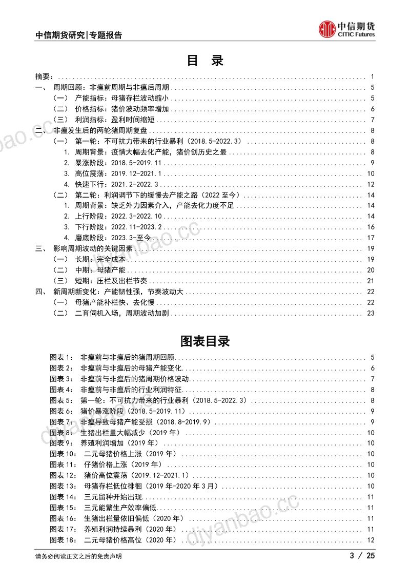 【中信期货】生猪品种复盘报告:非瘟后的猪周期 第3页