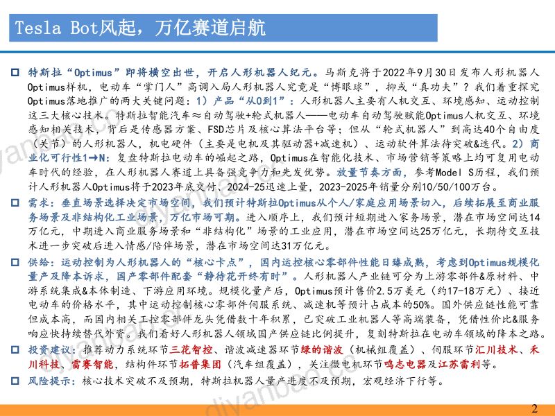 72-【东吴证券】人形机器人行业专题报告：Tesla Bot风起，万亿赛道启航 第2页
