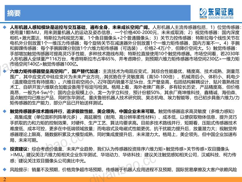 104-【东吴证券】人形机器人深度之三：更精确的感知，更高效的交互 第2页