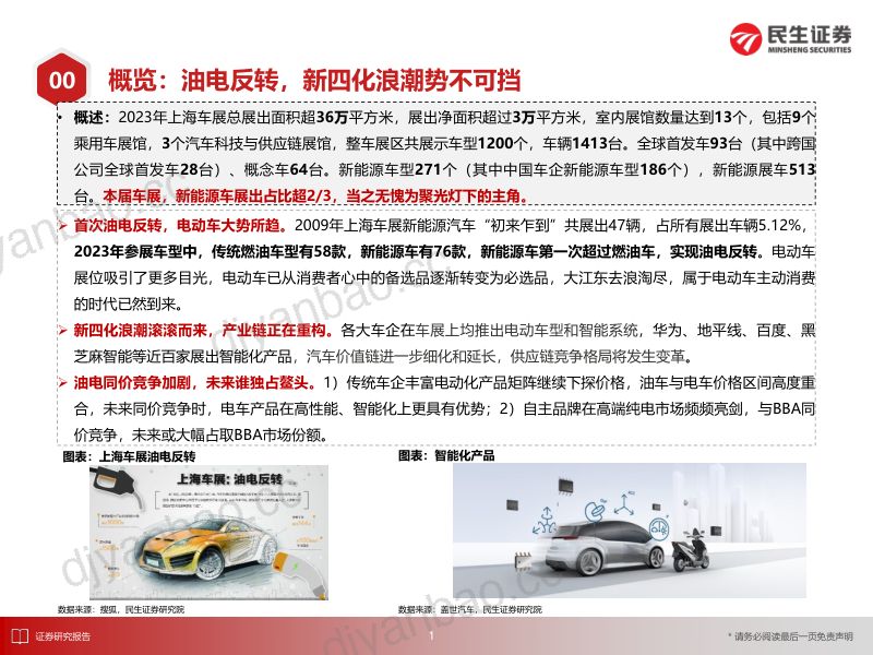 10-【民生证券】民生电新:2023年上海车展小结及投资建议:群英荟萃,自主引领 第2页